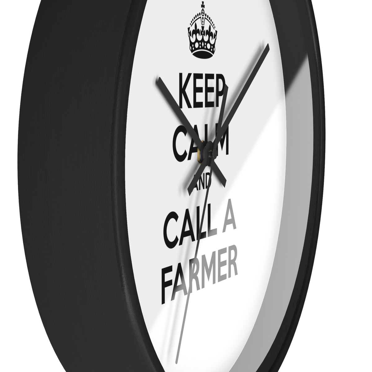 Keep Calm and Call a Farmer - Wall Clock