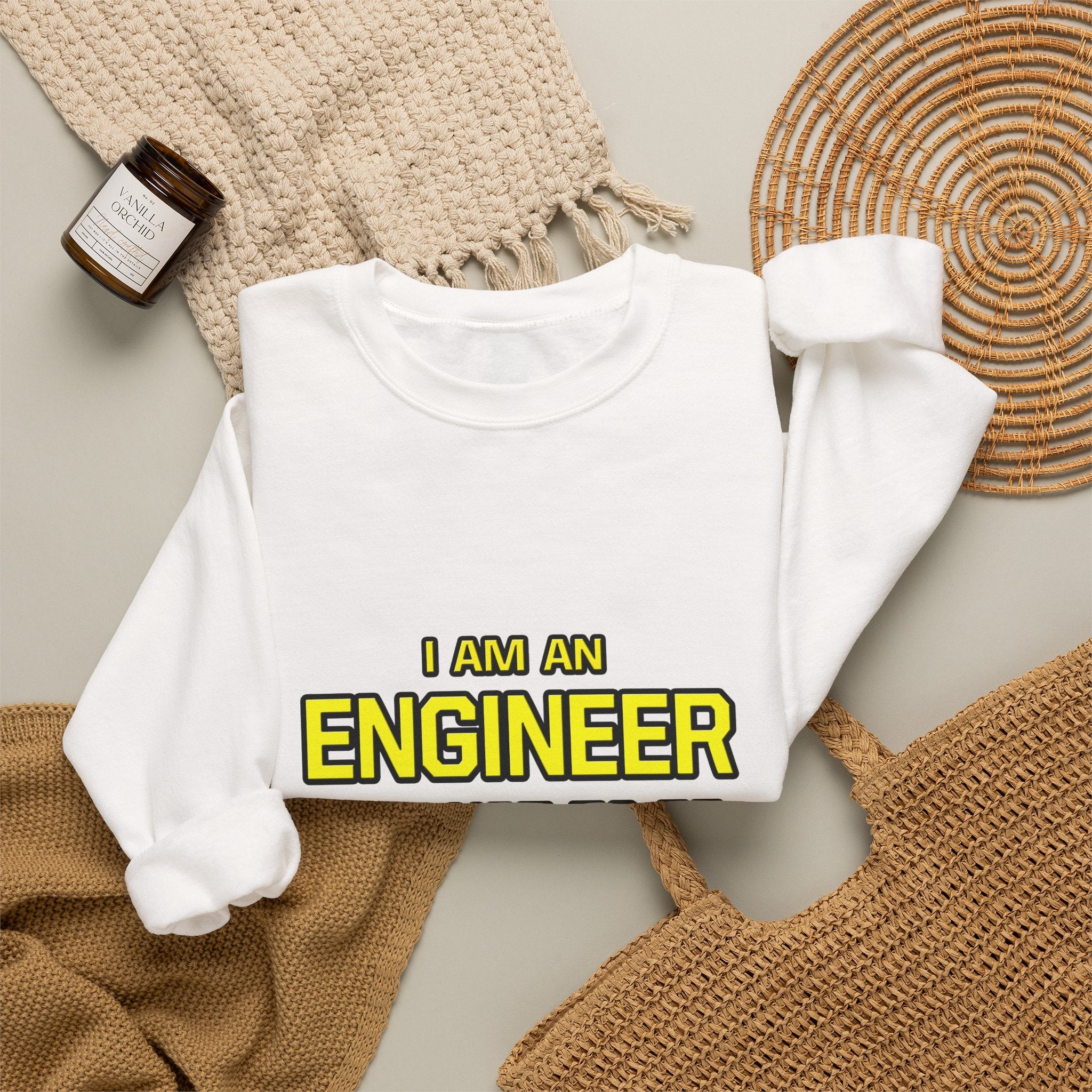 Engineer...Superior Intelligence - Unisex Heavy Blend™ Crewneck Sweatshirt
