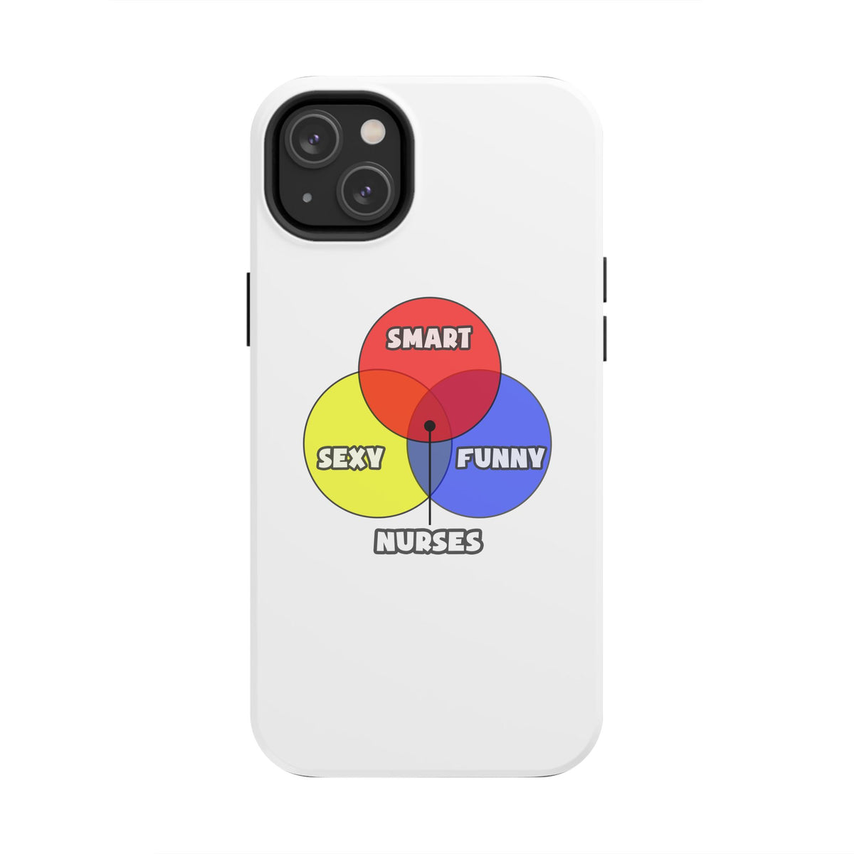 Venn Diagram .. Nurses - Tough Phone Cases