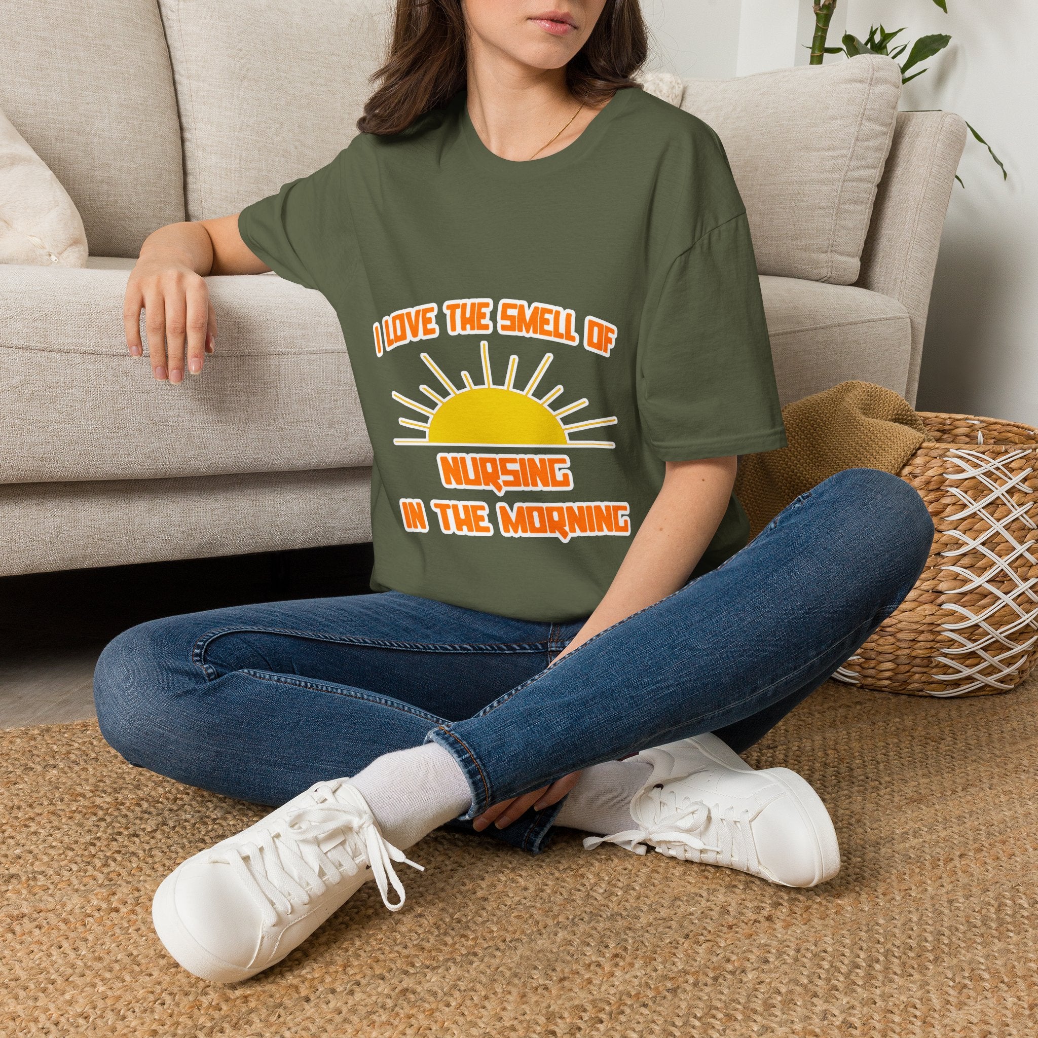 Smell of Nursing in the Morning - Unisex Softstyle T-Shirt