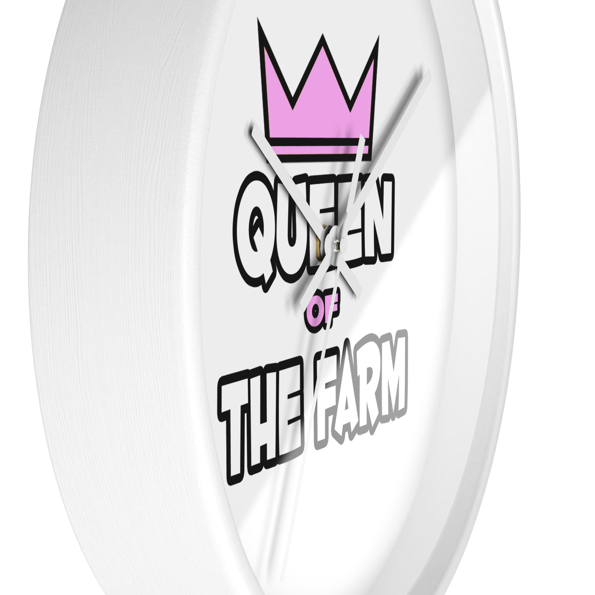 Queen of The Farm - Wall Clock