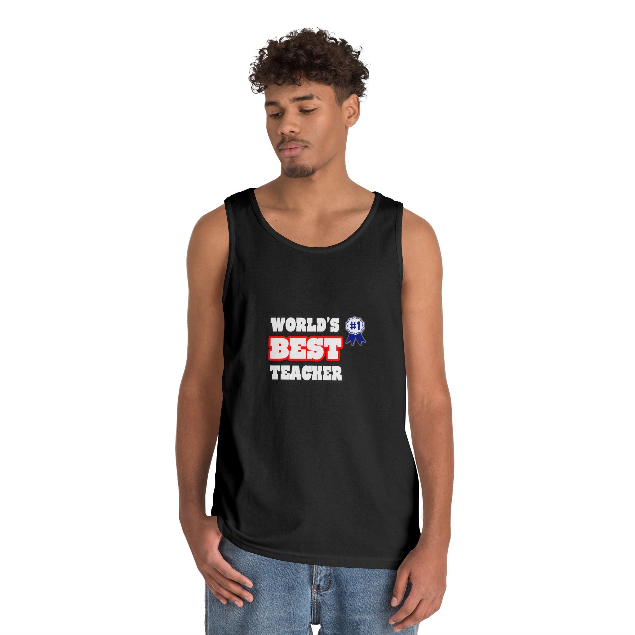 World's Best Teacher - Unisex Heavy Cotton Tank Top