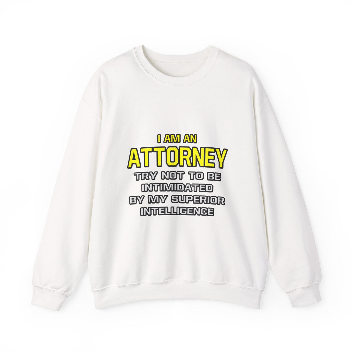 Attorney...Superior Intelligence - Unisex Heavy Blend™ Crewneck Sweatshirt