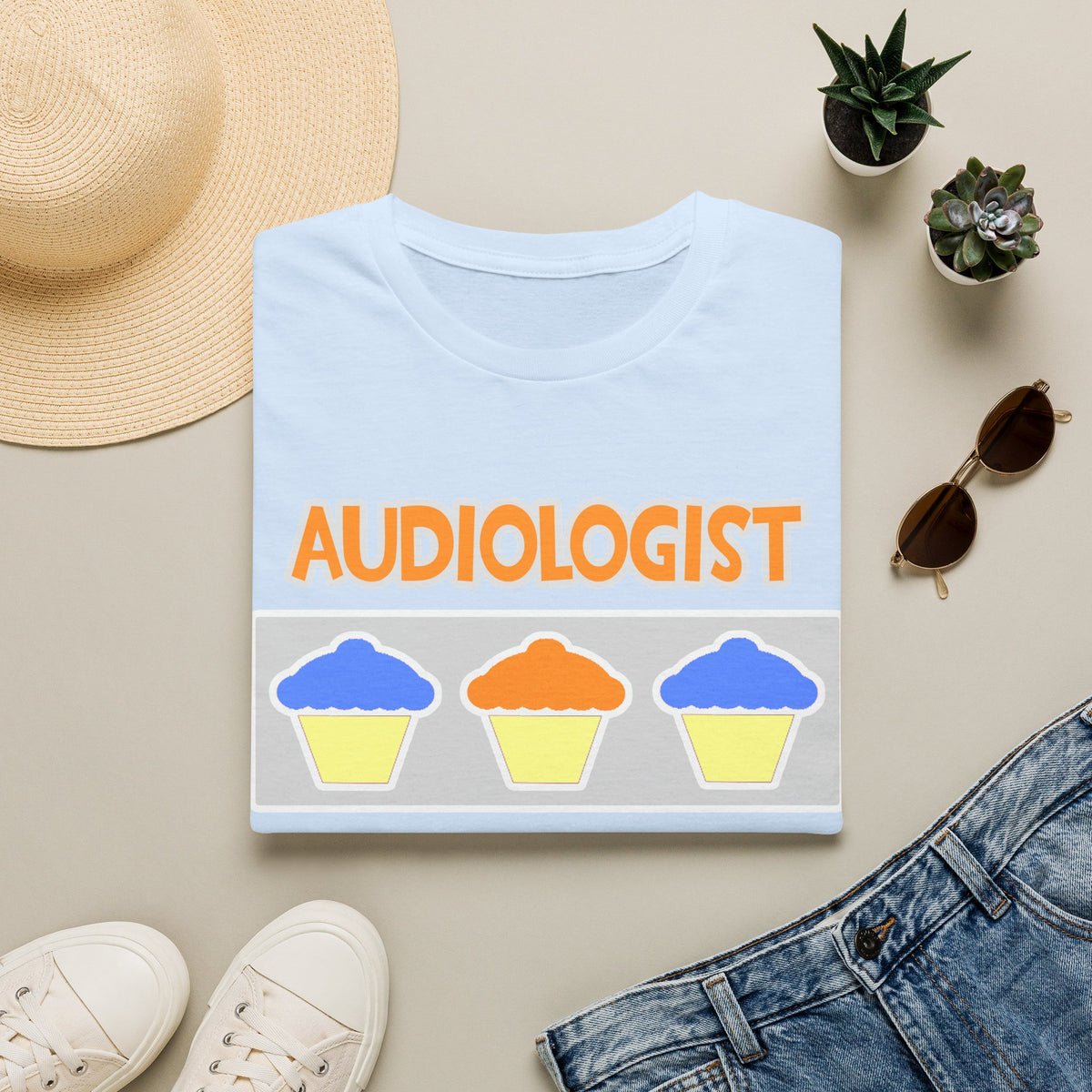 Audiologist ... Will Work For Cupcakes - Unisex Softstyle T-Shirt