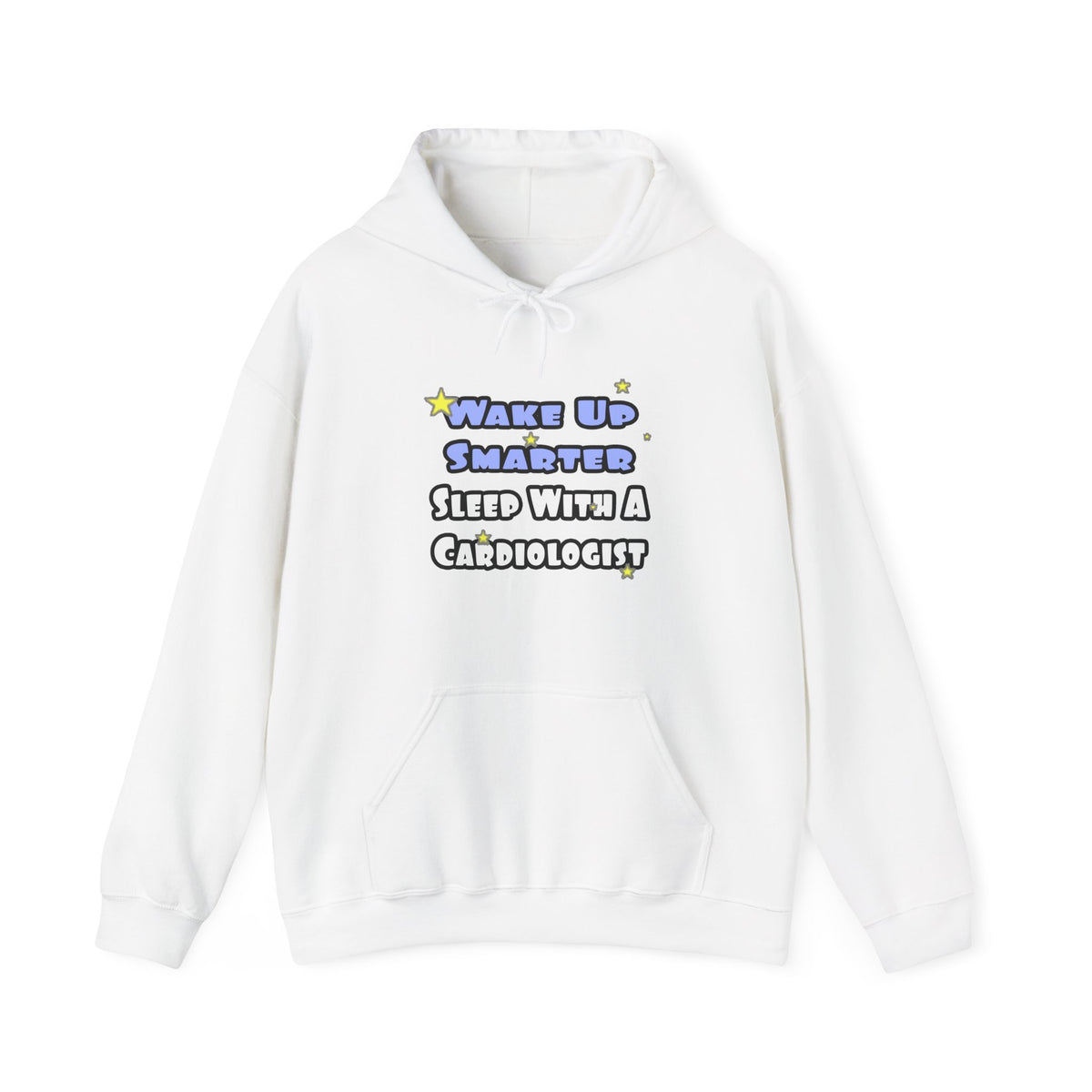 Wake Up Smarter...Sleep With a Cardiologist - Unisex Heavy Blend™ Hooded Sweatshirt