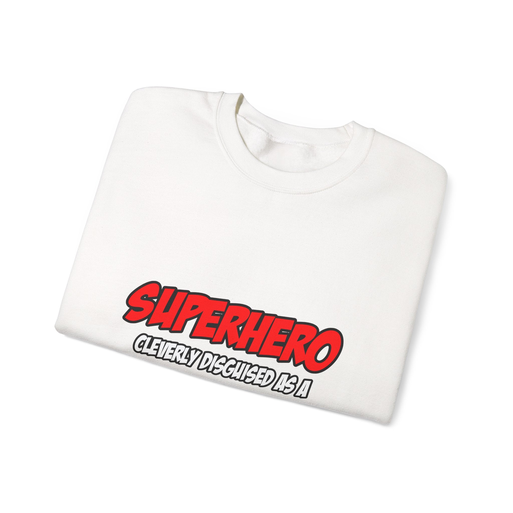 Superhero...Teacher - Unisex Heavy Blend™ Crewneck Sweatshirt