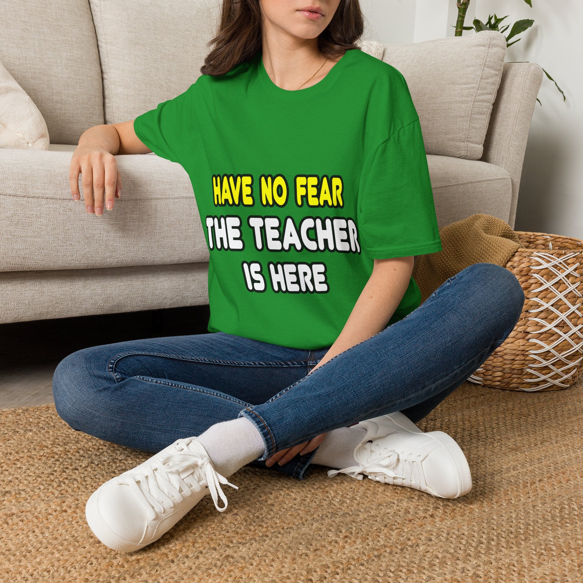 Have No Fear, The Teacher Is Here - Unisex Softstyle T-Shirt