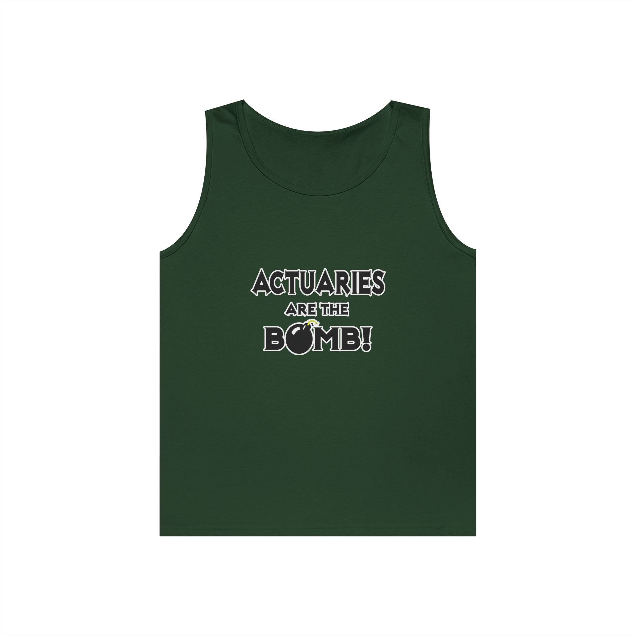 Actuaries Are The Bomb! - Unisex Heavy Cotton Tank Top