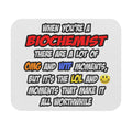 Biochemist .. OMG WTF LOL - Mouse Pad (Rectangle)
