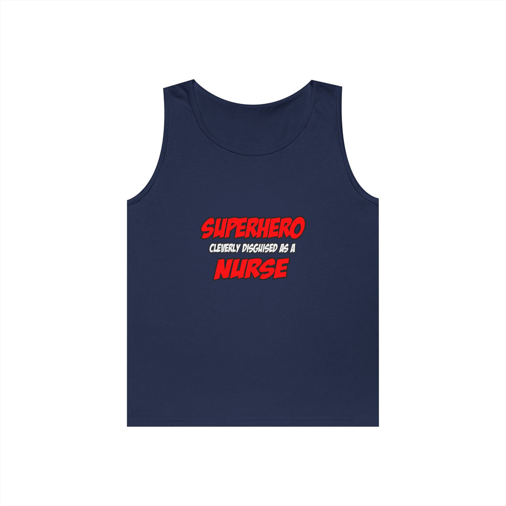 Superhero...Nurse - Unisex Heavy Cotton Tank Top