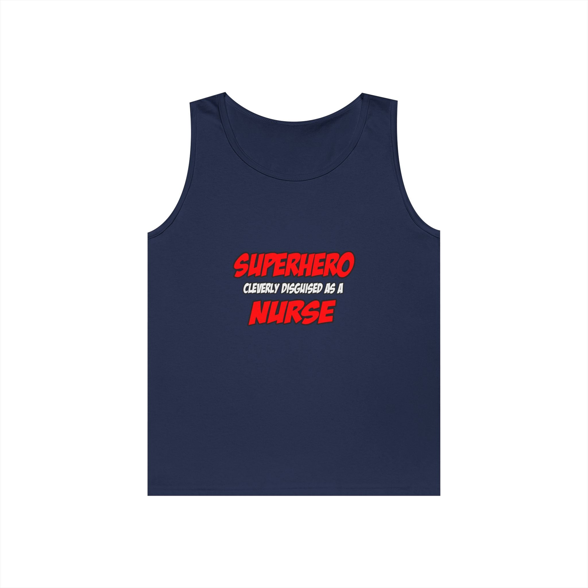 Superhero...Nurse - Unisex Heavy Cotton Tank Top
