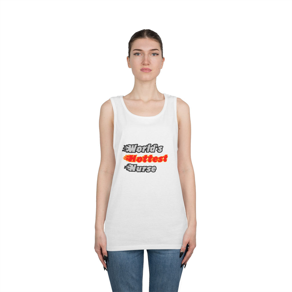 World's Hottest Nurse - Unisex Heavy Cotton Tank Top