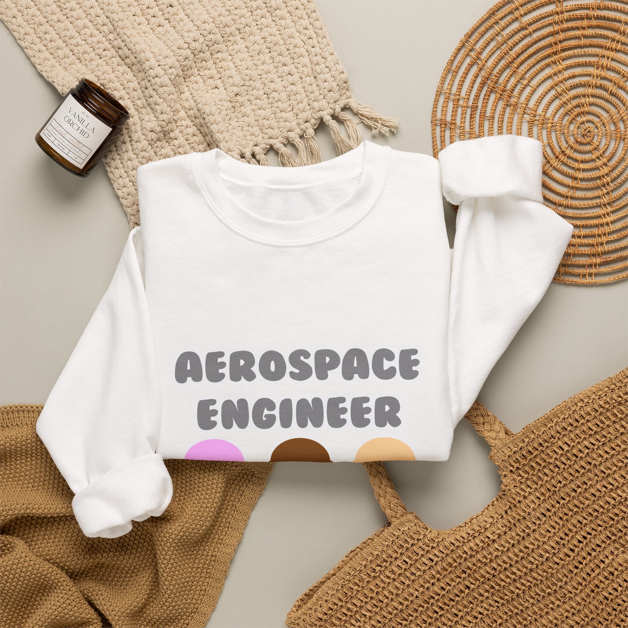 Aerospace Engineer ... Will Work For Ice Cream - Unisex Heavy Blend™ Crewneck Sweatshirt