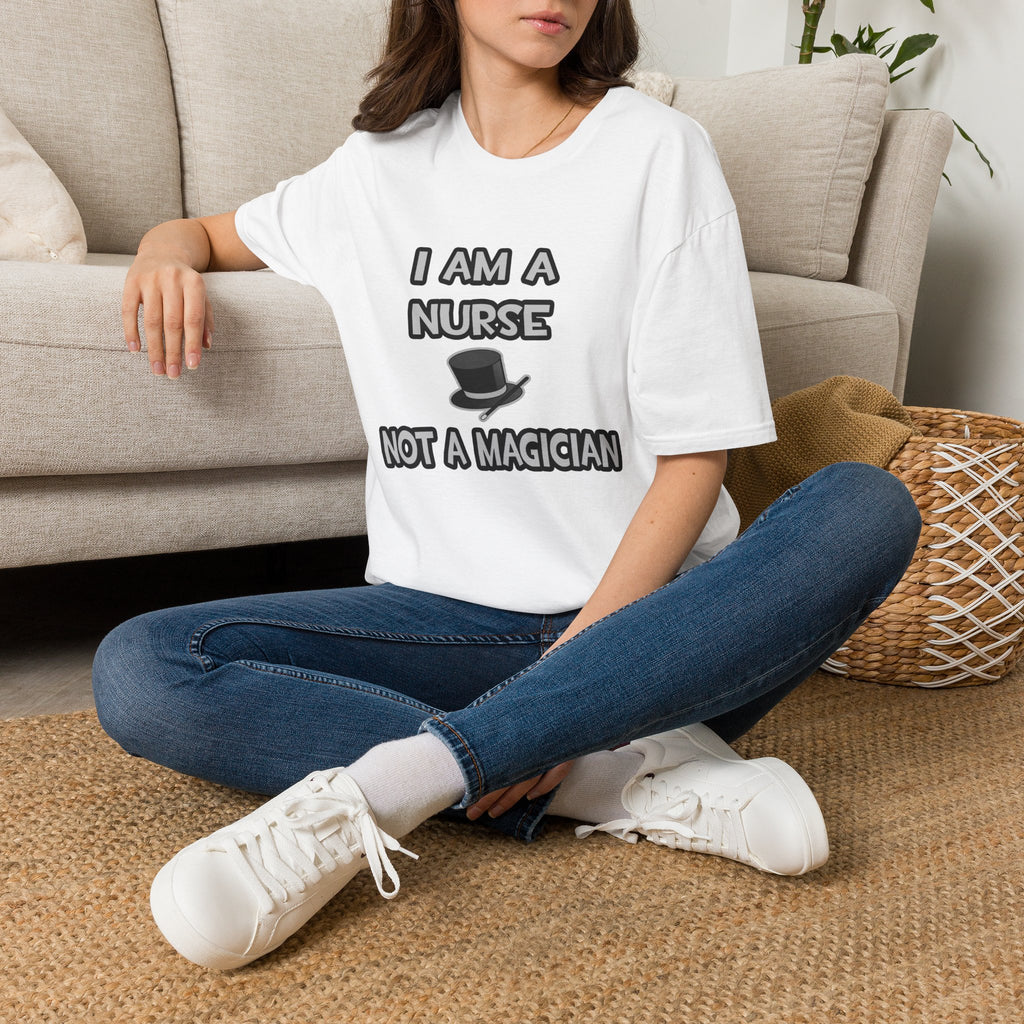 I Am A Nurse ... Not A Magician - Unisex Softstyle T-Shirt