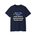 Wake Up Happy .. Sleep With Cardiovascular Tech - Unisex Ultra Cotton Tee