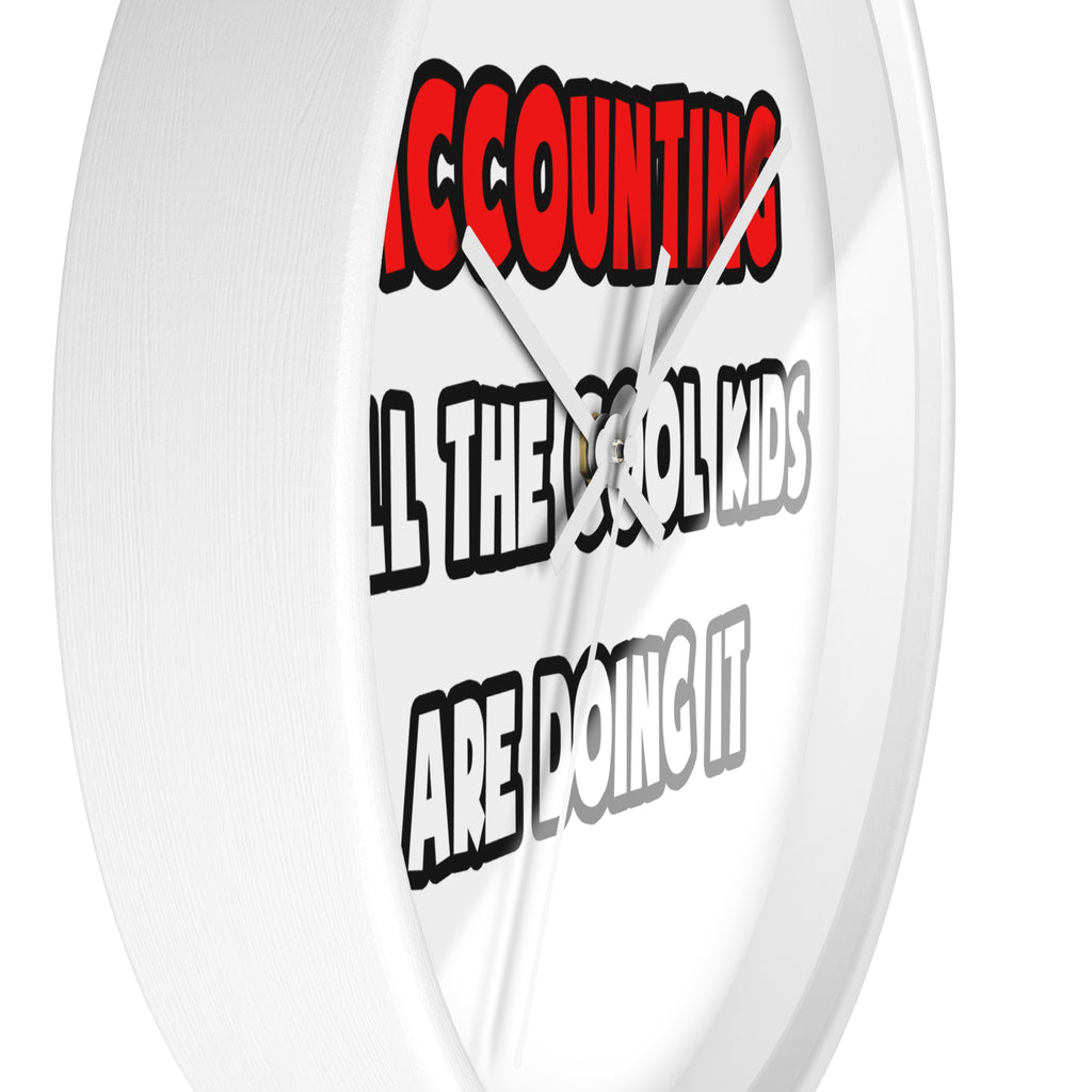 Funny Accountant Shirts and Gifts - Wall Clock