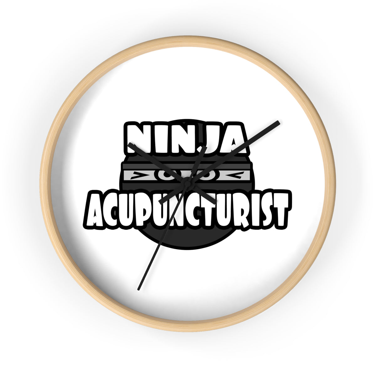 Ninja Acupuncturist - Wall Clock