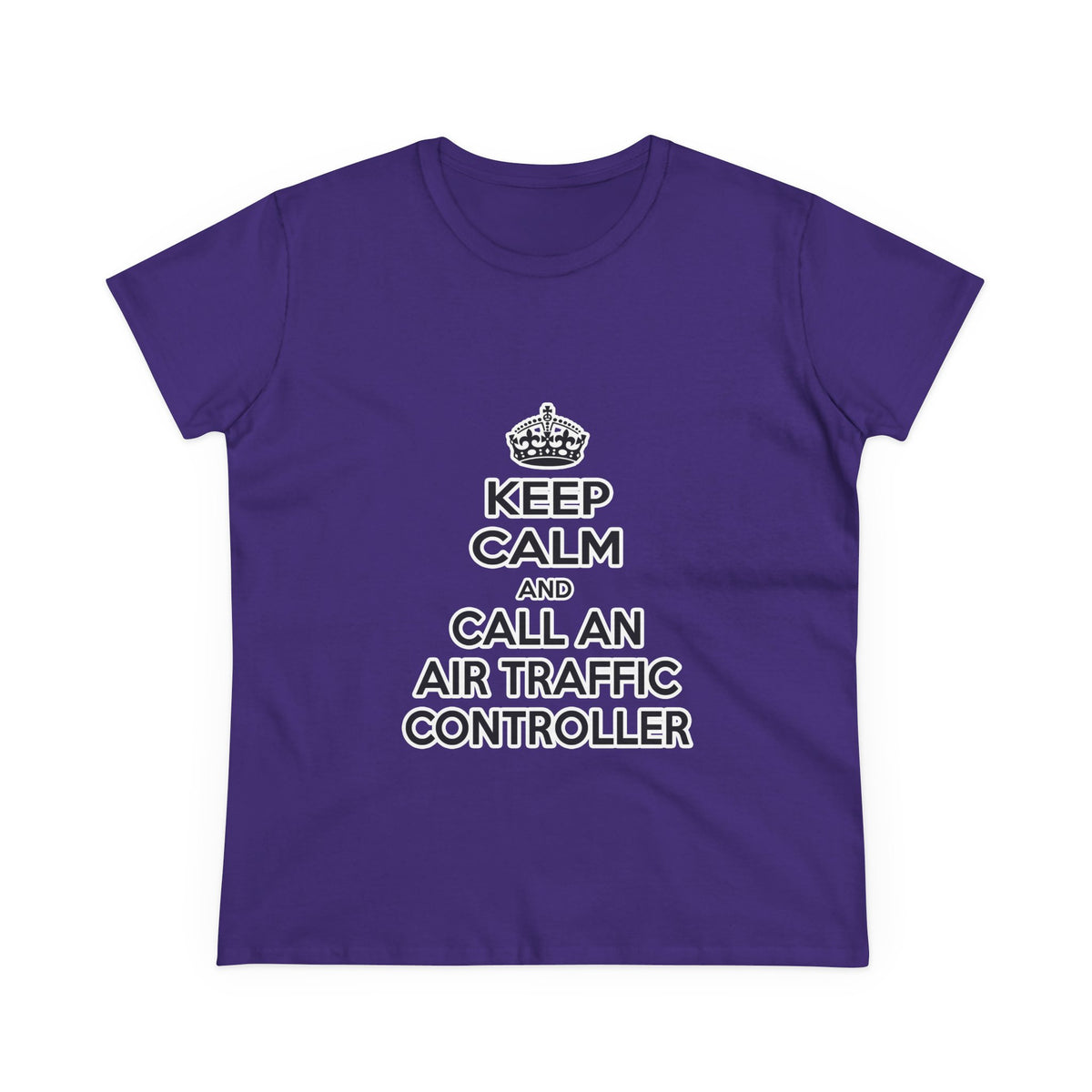 Keep Calm and Call an Air Traffic Controller - Women's Midweight Cotton Tee