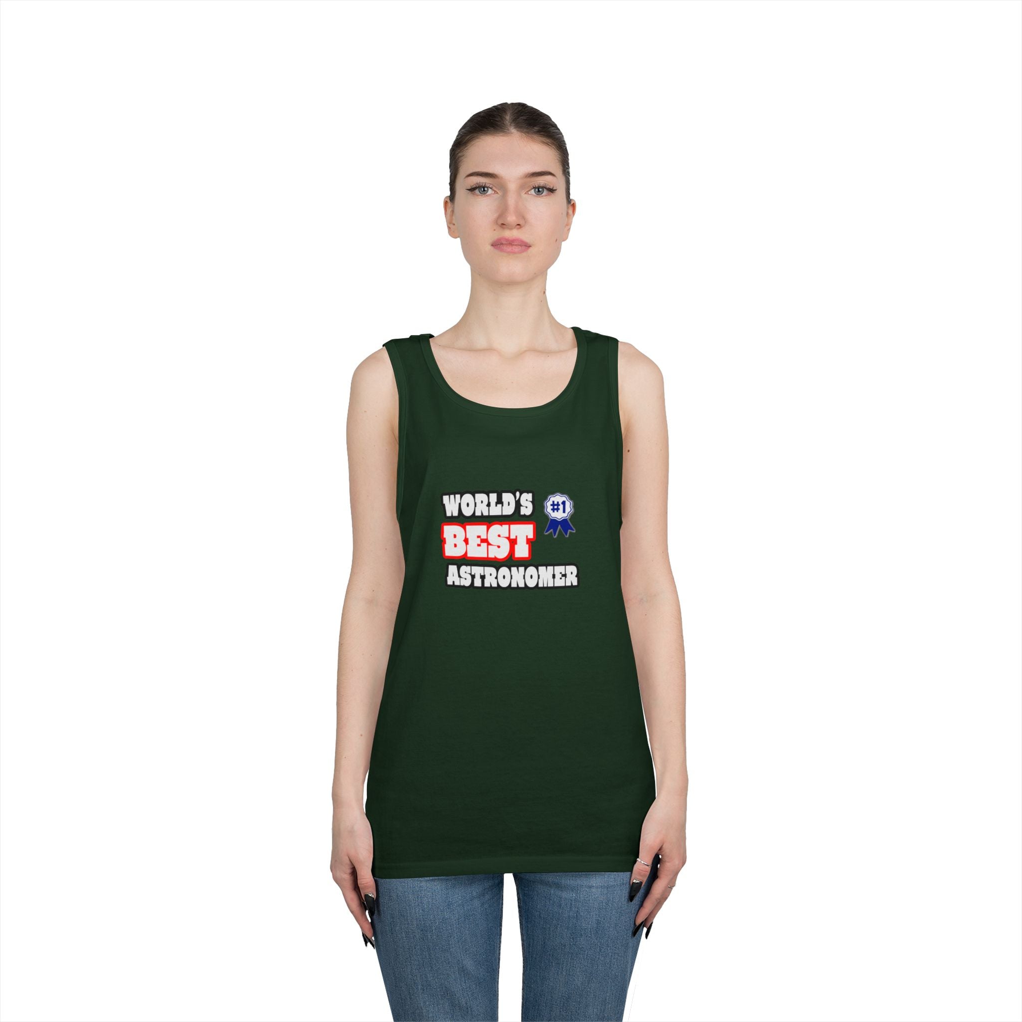 World's Best Astronomer - Unisex Heavy Cotton Tank Top