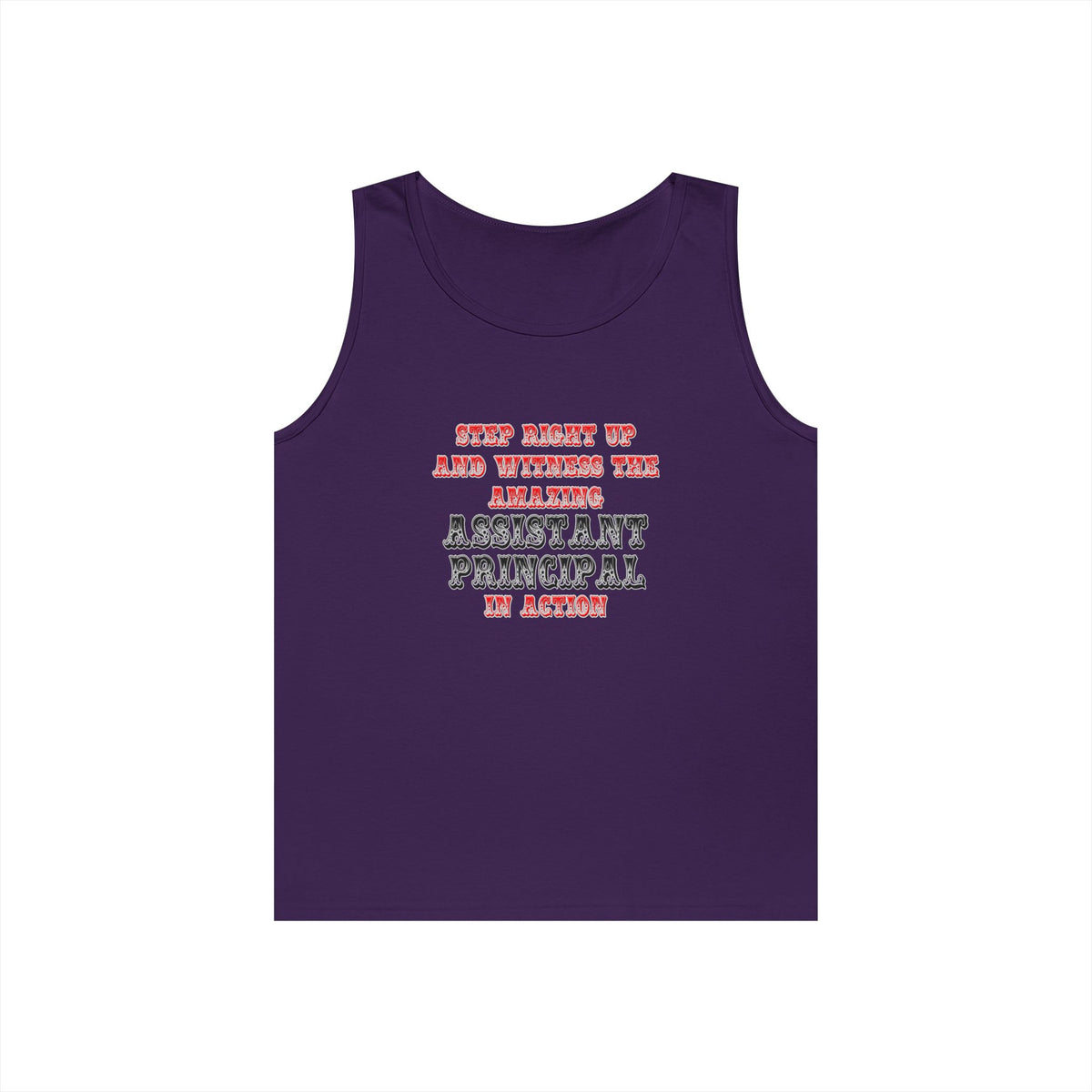 Amazing Assistant Principal In Action - Unisex Heavy Cotton Tank Top