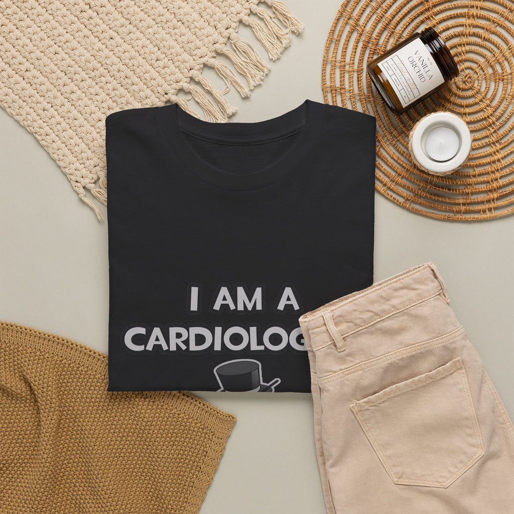 I Am A Cardiologist ... Not A Magician - Unisex Heavy Cotton Tee