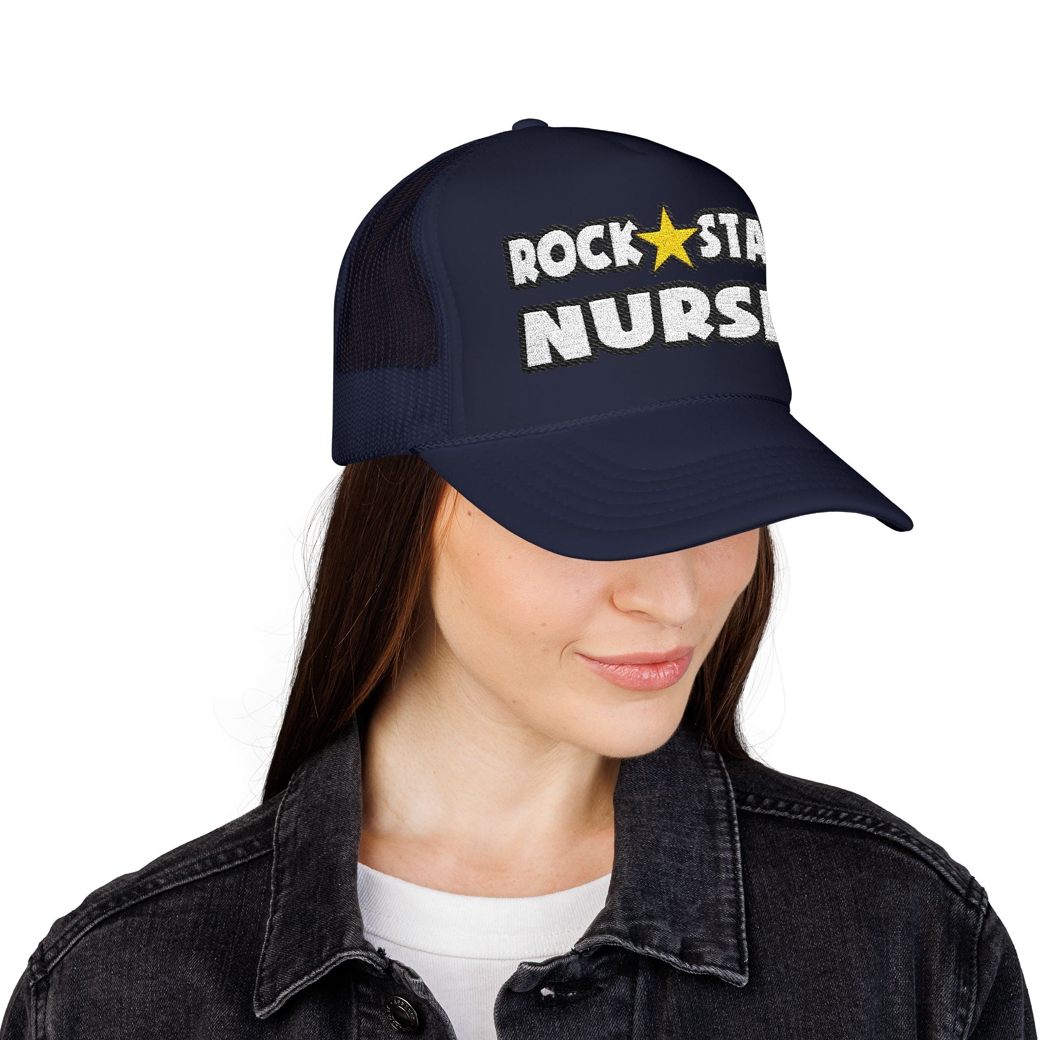Rock Star Nurse (2) - Foam Trucker Hat