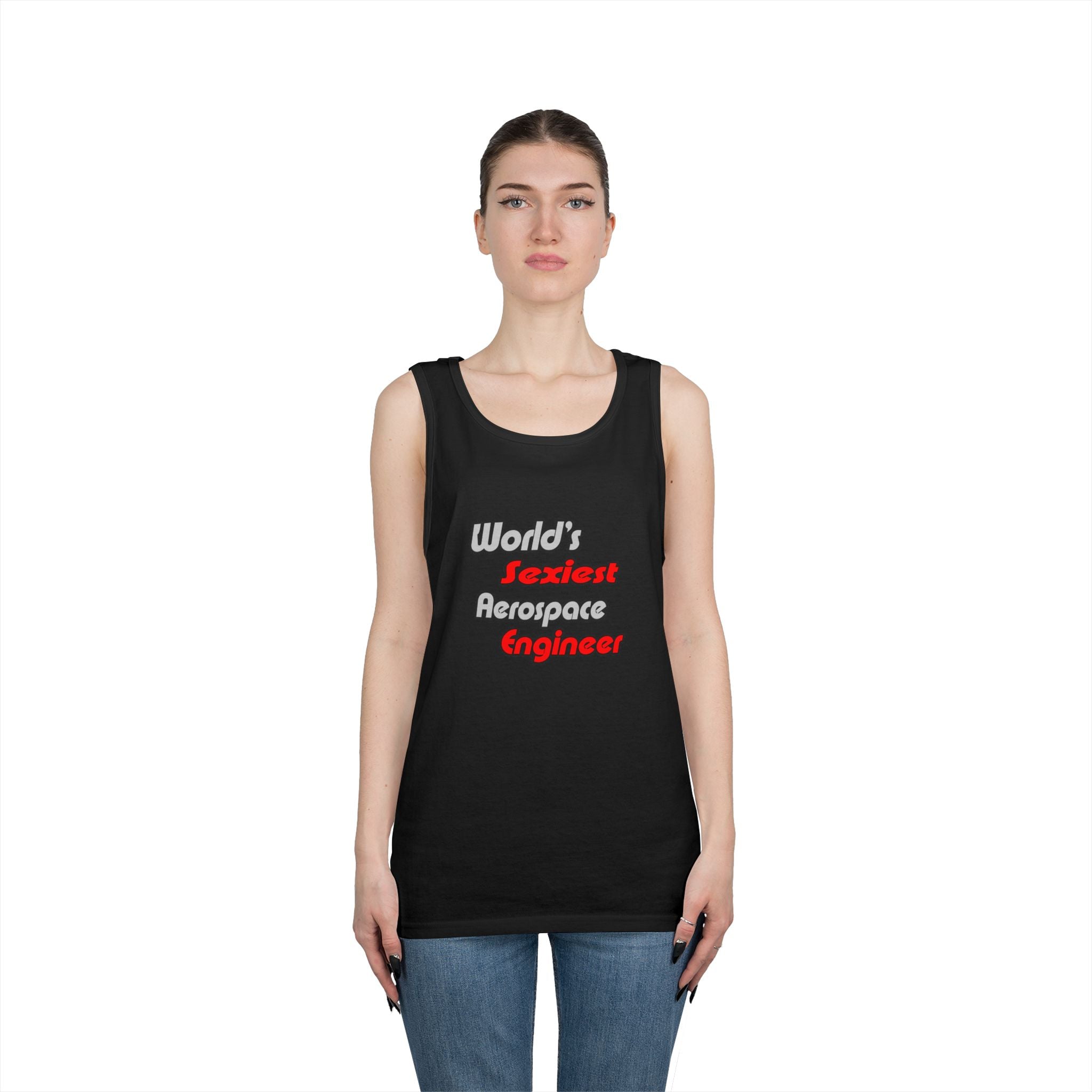 World's Sexiest Aerospace Engineer - Unisex Heavy Cotton Tank Top