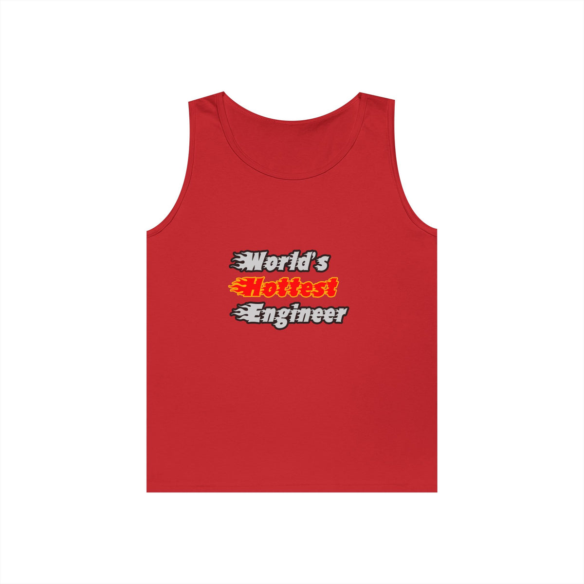World's Hottest Engineer - Unisex Heavy Cotton Tank Top