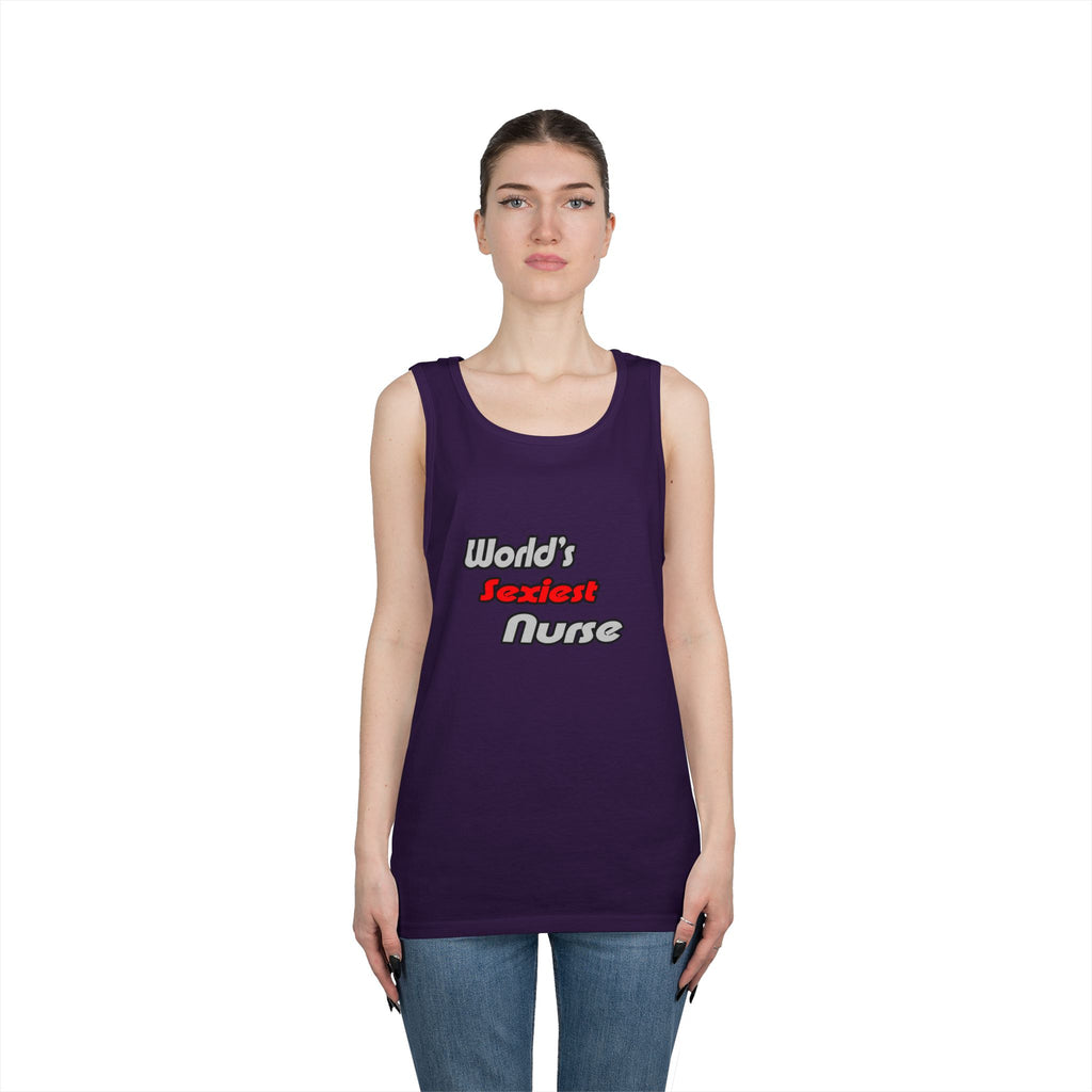World's Sexiest Nurse - Unisex Heavy Cotton Tank Top