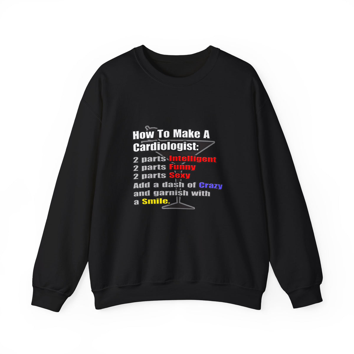 How To Make a Cardiologist - Unisex Heavy Blend™ Crewneck Sweatshirt
