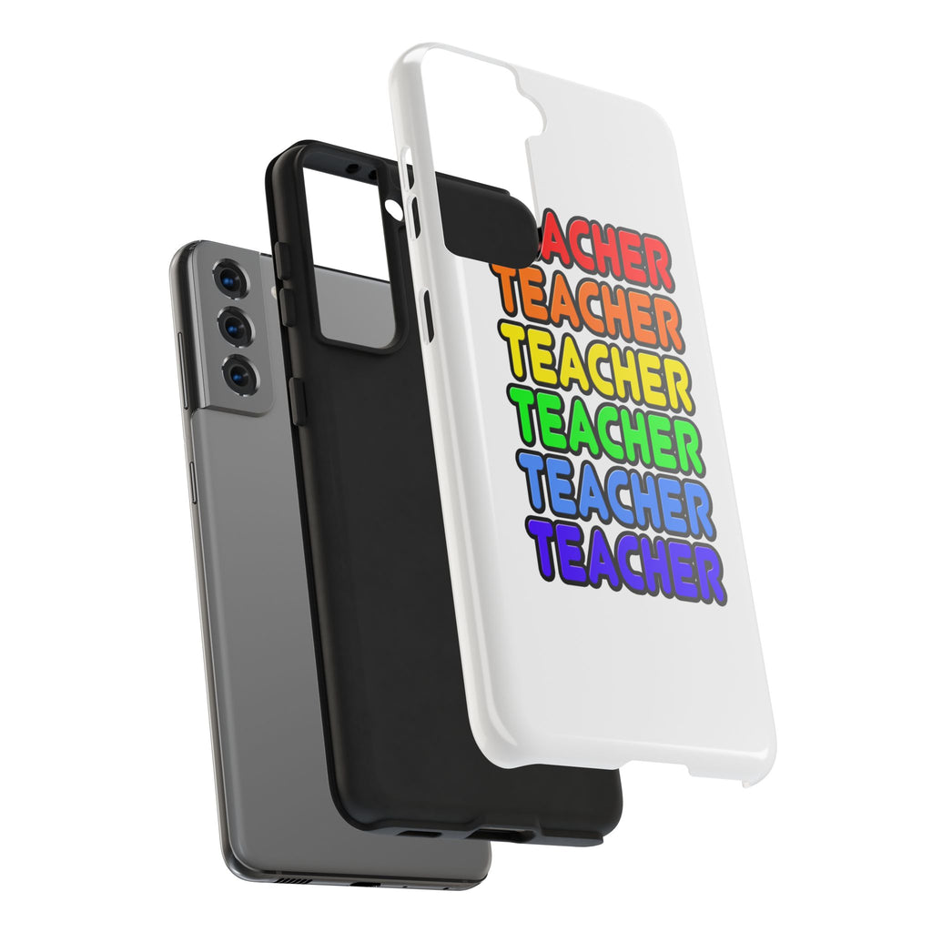 Rainbow Teacher - Tough Phone Cases