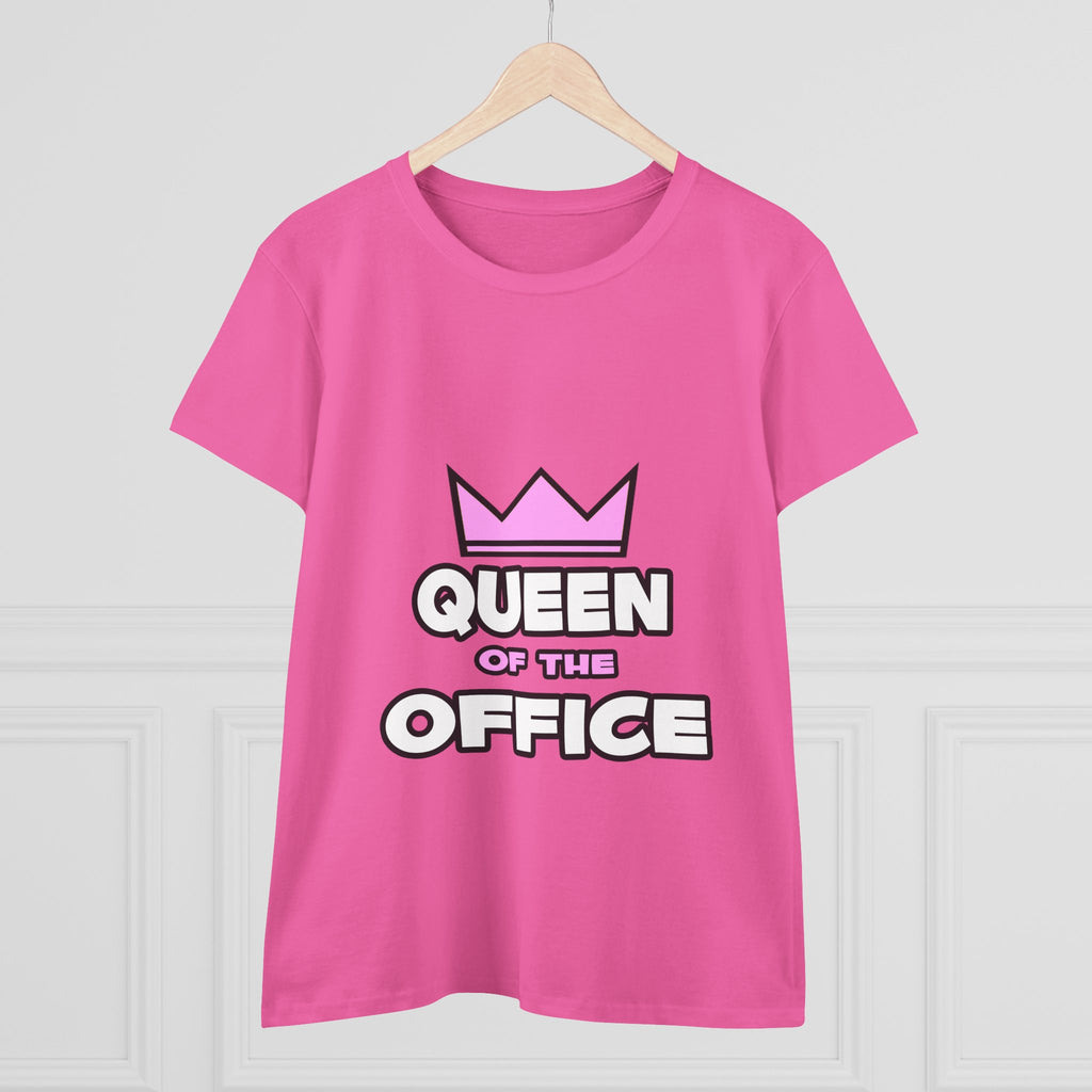Queen of the Office - Women's Midweight Cotton Tee
