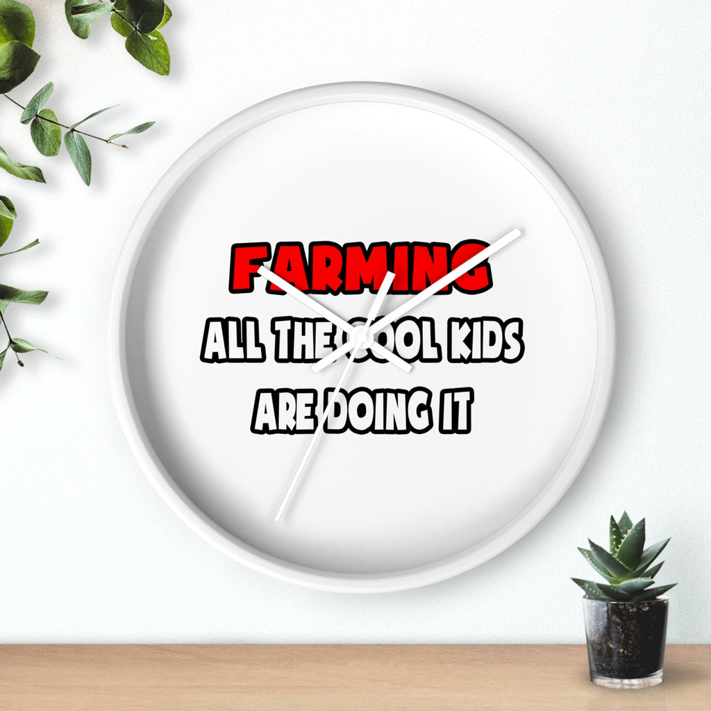 Funny Farmer Shirts and Gifts - Wall Clock