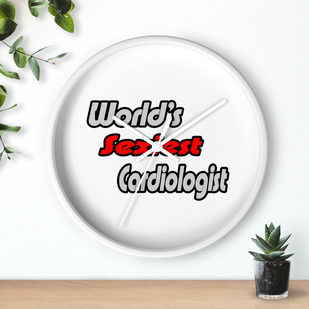 World's Sexiest Cardiologist - Wall Clock