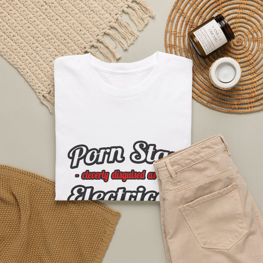 Porn Star...Electrical Engineer - Unisex Heavy Cotton Tee