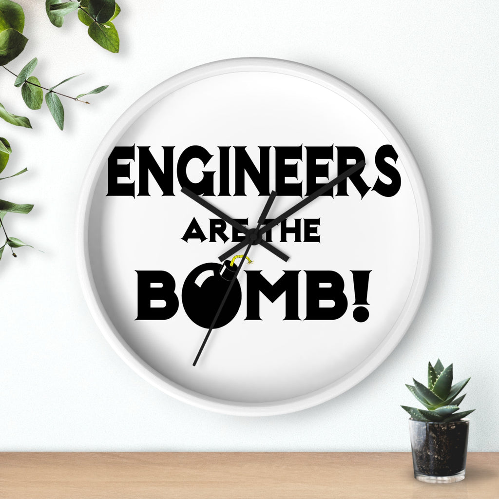Engineers Are The Bomb! (2) - Wall Clock