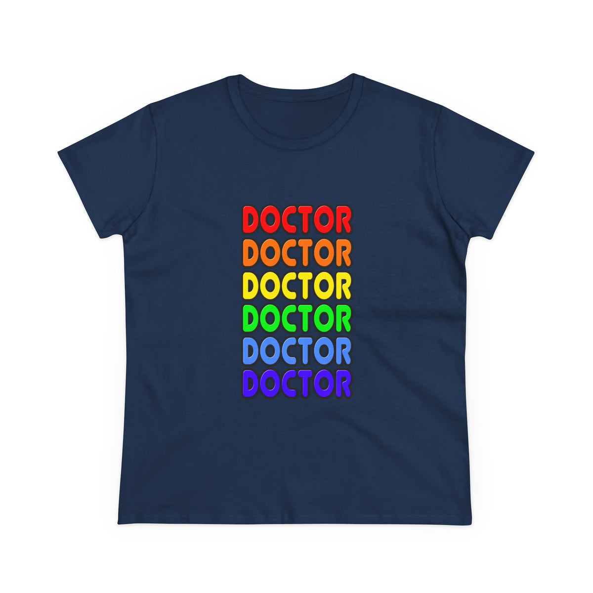 Rainbow Doctor - Women's Midweight Cotton Tee