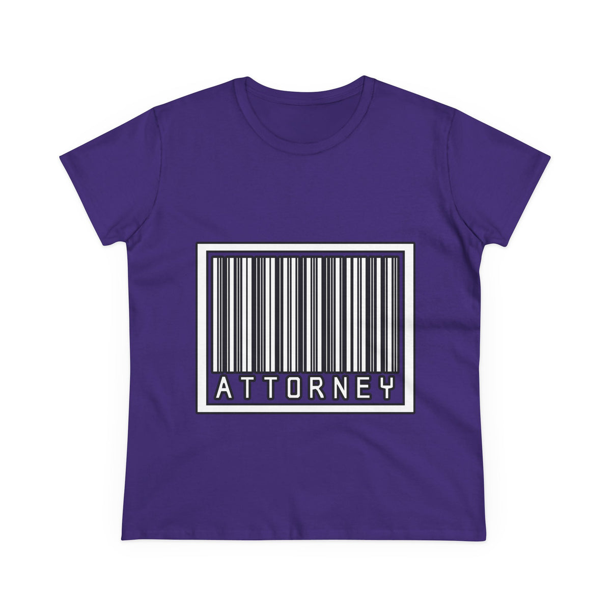 Barcode Attorney - Women's Midweight Cotton Tee