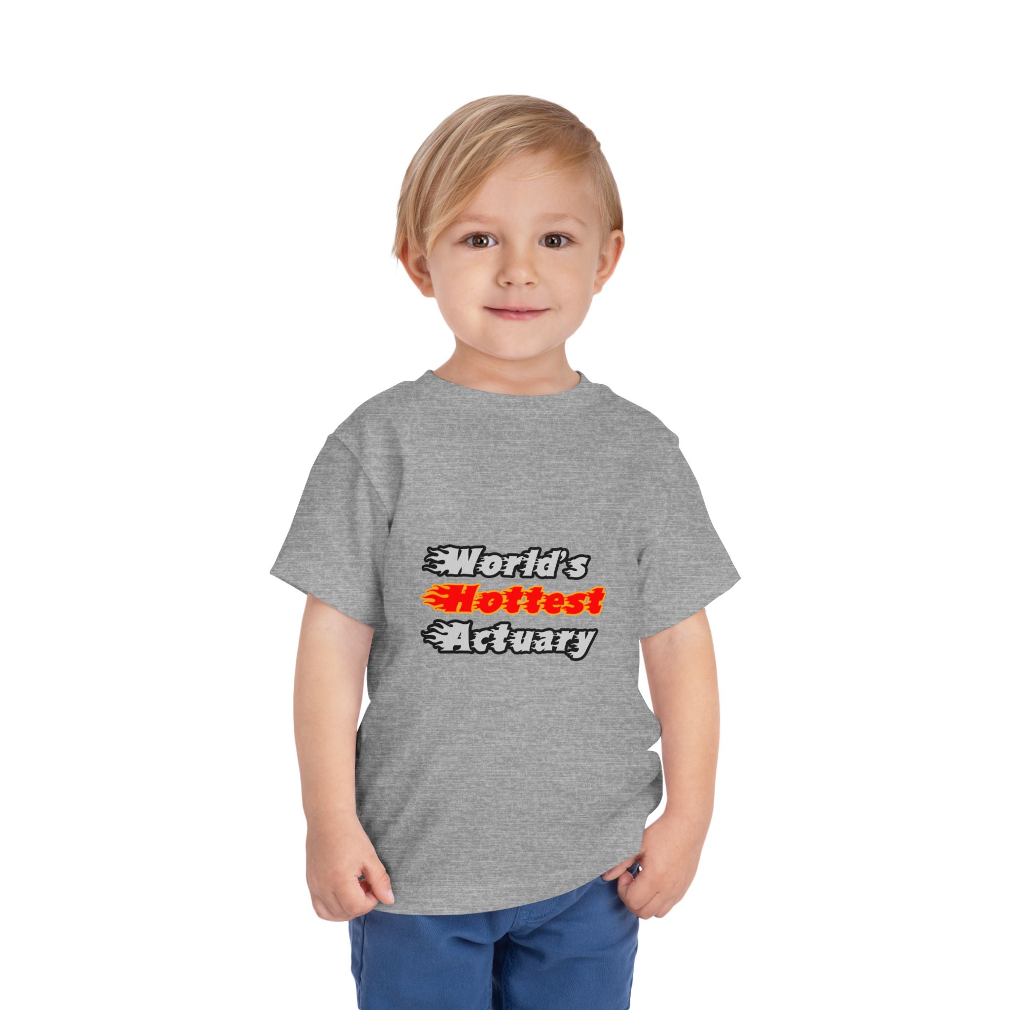 World's Hottest Actuary - Toddler Short Sleeve Tee