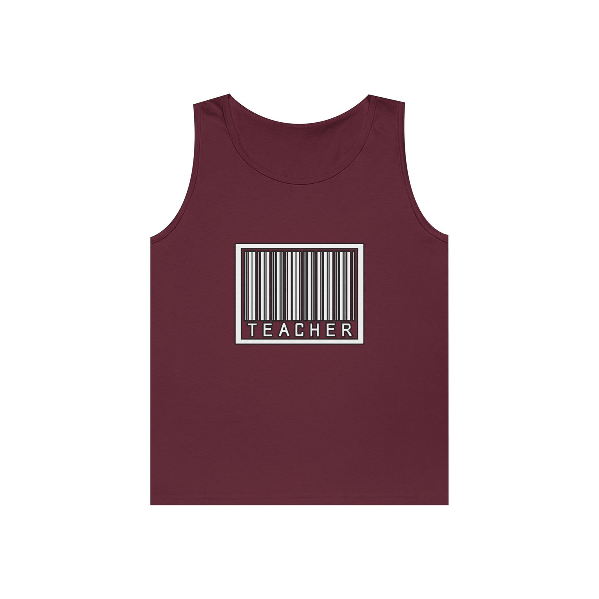 Barcode Teacher - Unisex Heavy Cotton Tank Top