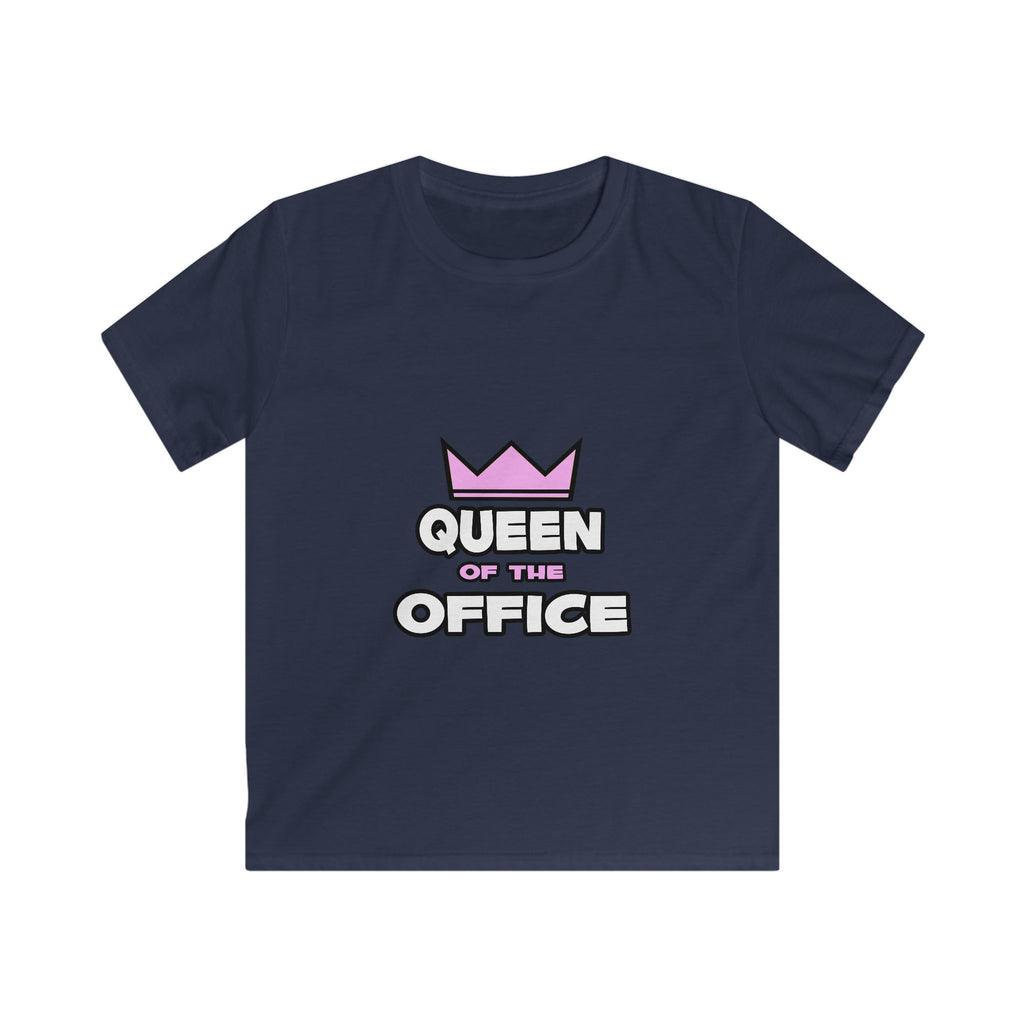 Queen of the Office - Kids Softstyle Tee