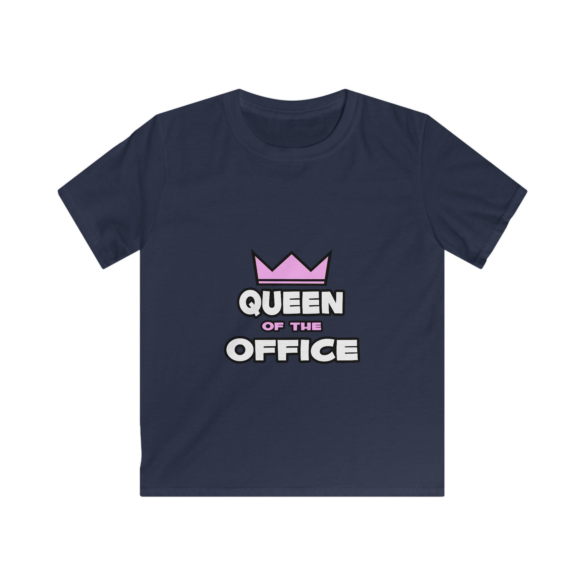 Queen of the Office - Kids Softstyle Tee