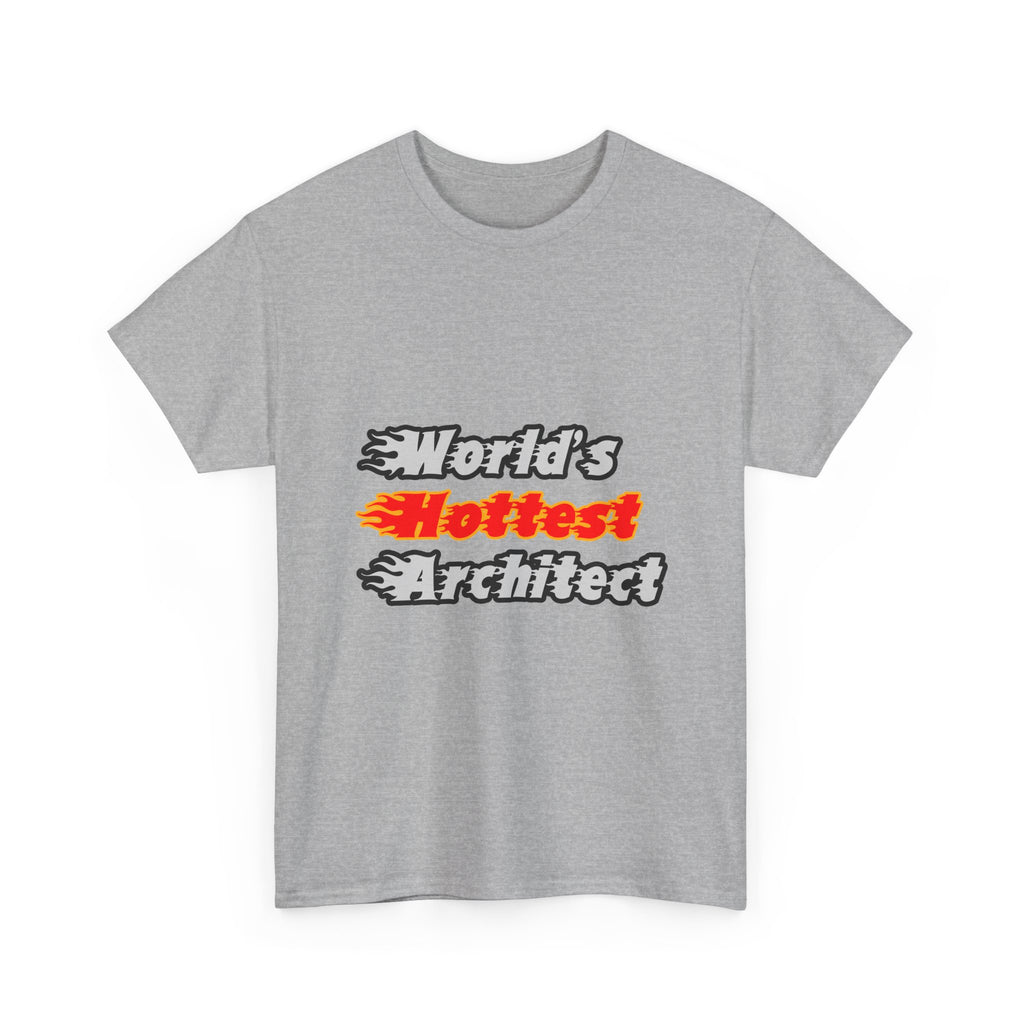 World's Hottest Architect - Unisex Heavy Cotton Tee