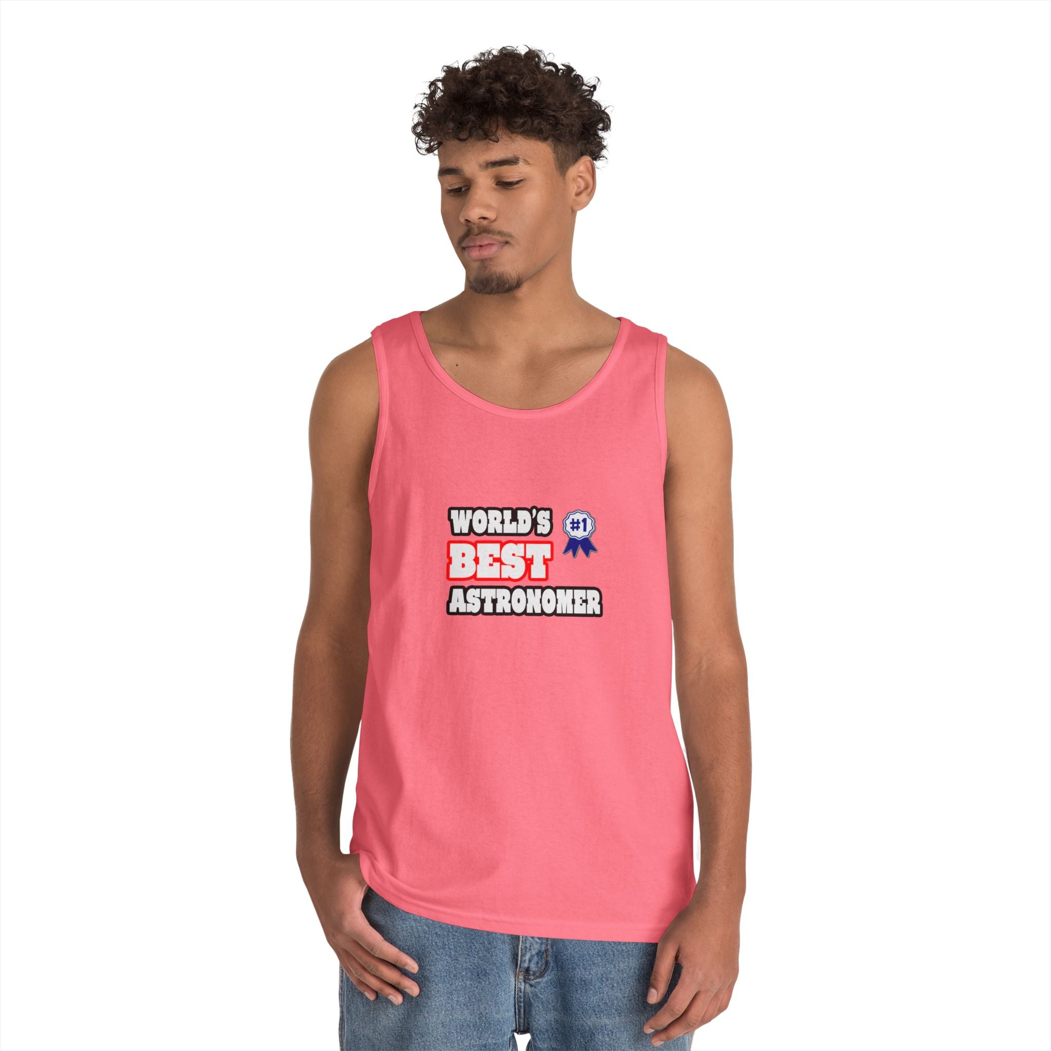 World's Best Astronomer - Unisex Heavy Cotton Tank Top
