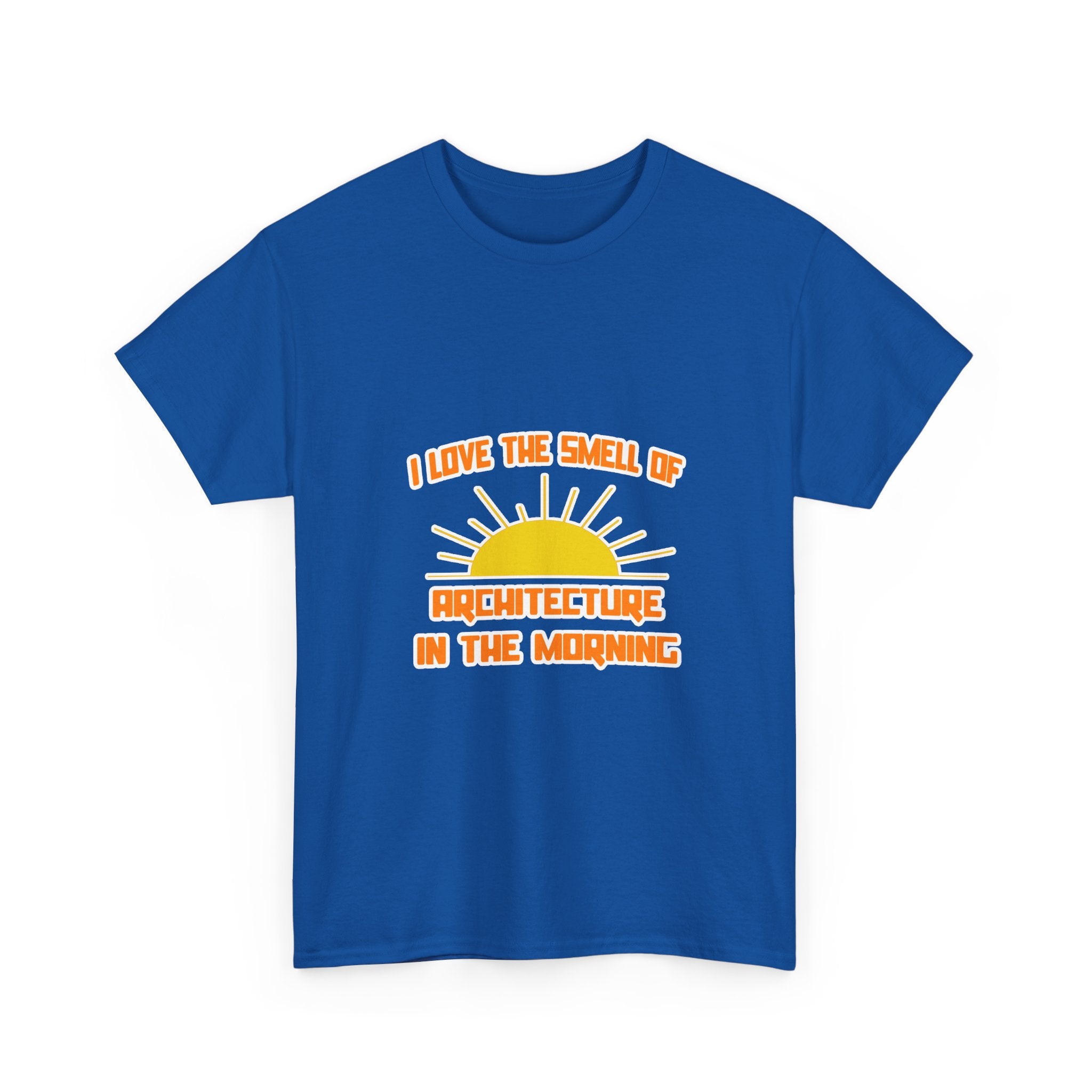 Smell of Architecture in the Morning - Unisex Heavy Cotton Tee