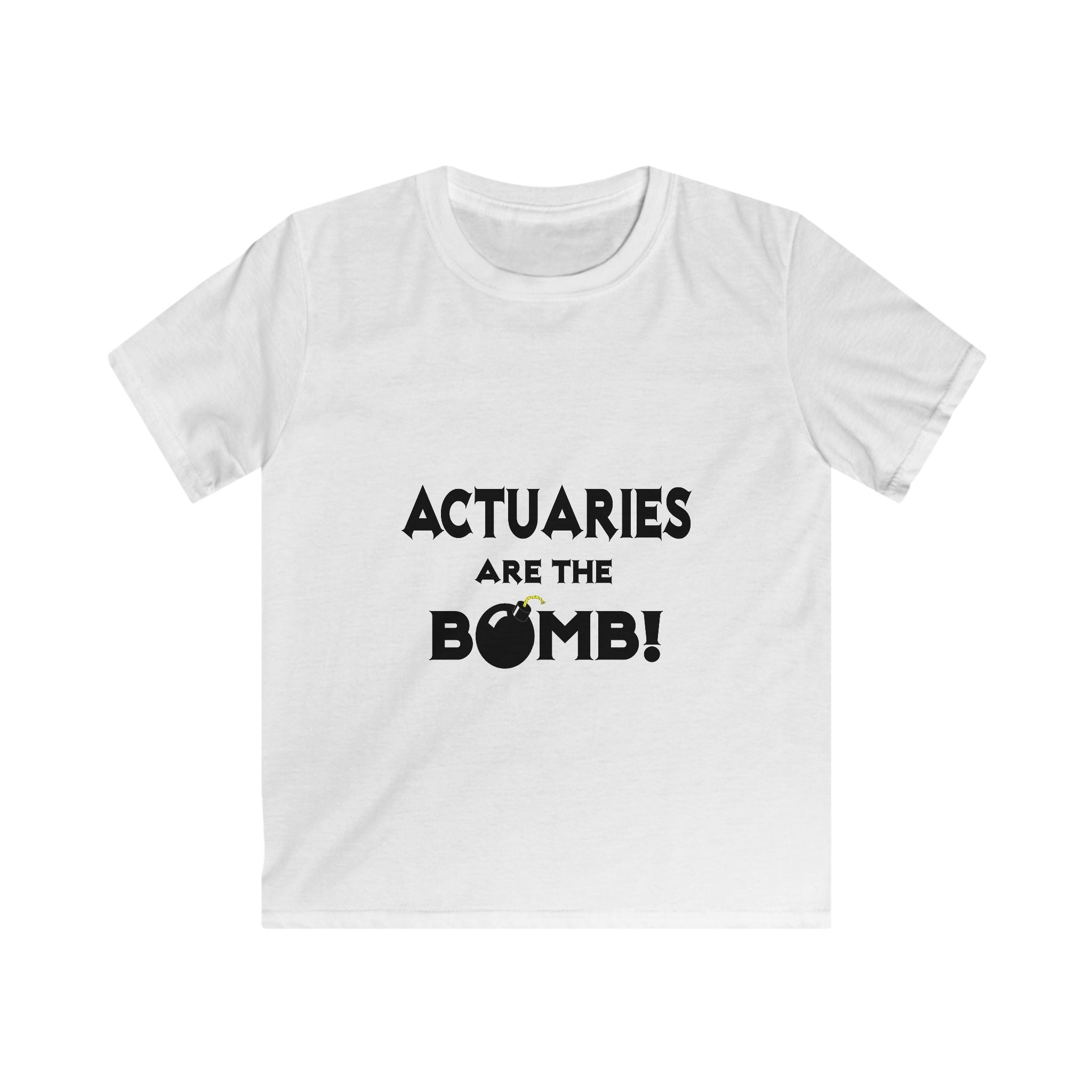 Actuaries Are The Bomb! - Kids Softstyle Tee