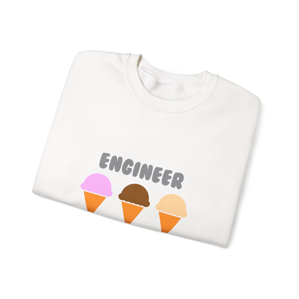 Engineer ... Will Work For Ice Cream - Unisex Heavy Blend™ Crewneck Sweatshirt