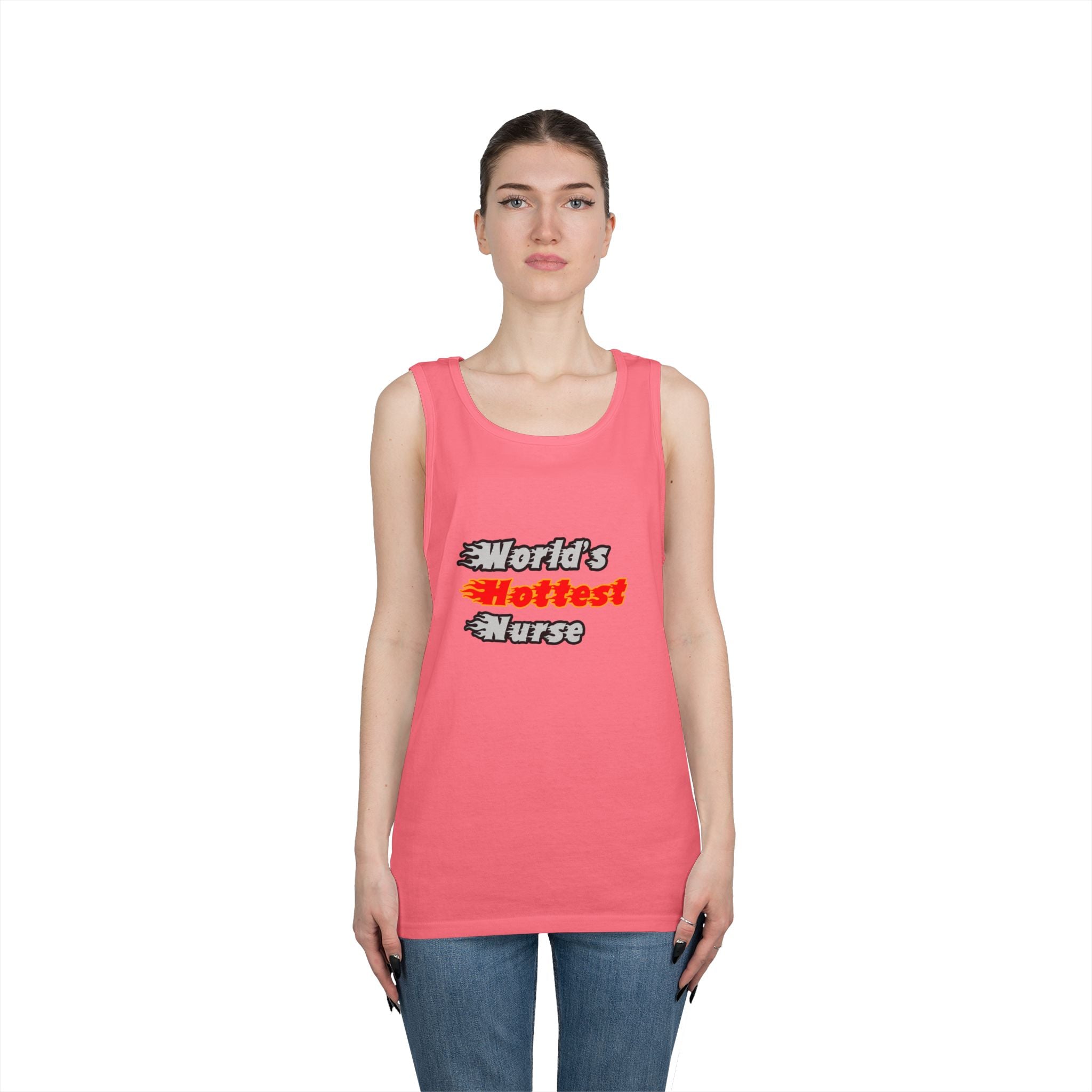 World's Hottest Nurse - Unisex Heavy Cotton Tank Top