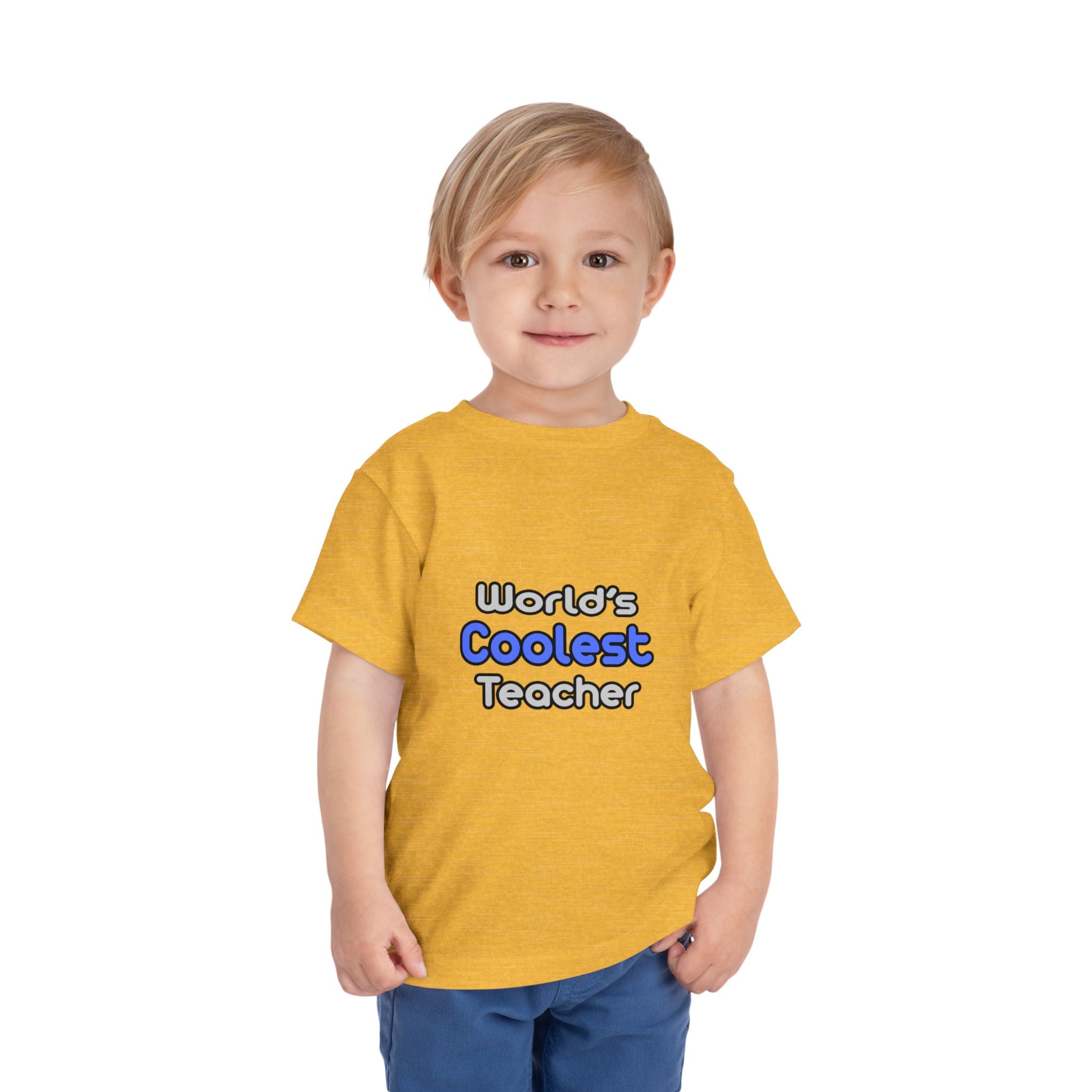 World's Coolest Teacher - Toddler Short Sleeve Tee