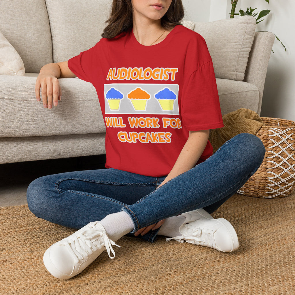 Audiologist ... Will Work For Cupcakes - Unisex Softstyle T-Shirt